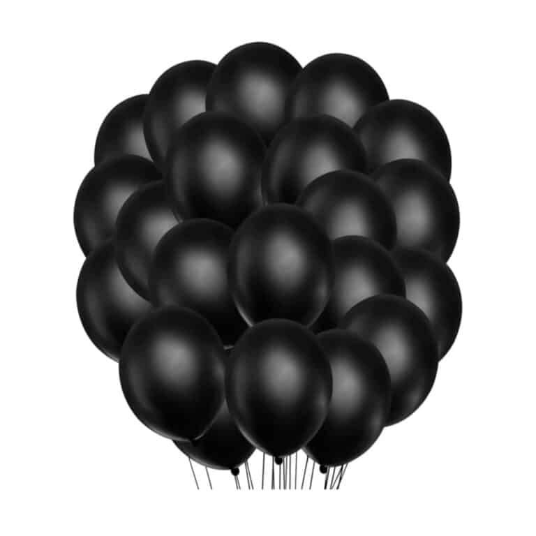 Black Latex Balloon10 Piece Pretty Party Shop