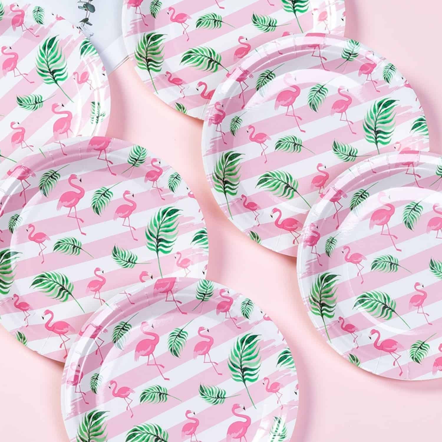 Flamingo Party Plate- 10 Piece 1 10409