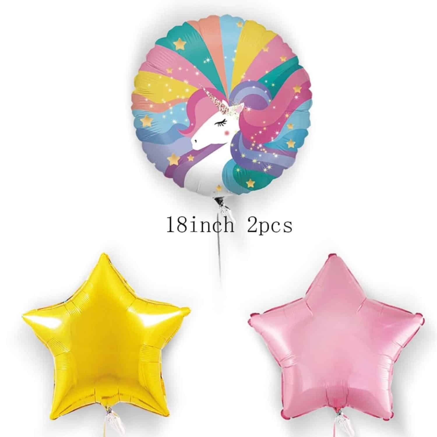 Unicorn Star Balloon Bouquet- 5 Piece 2 104262 1