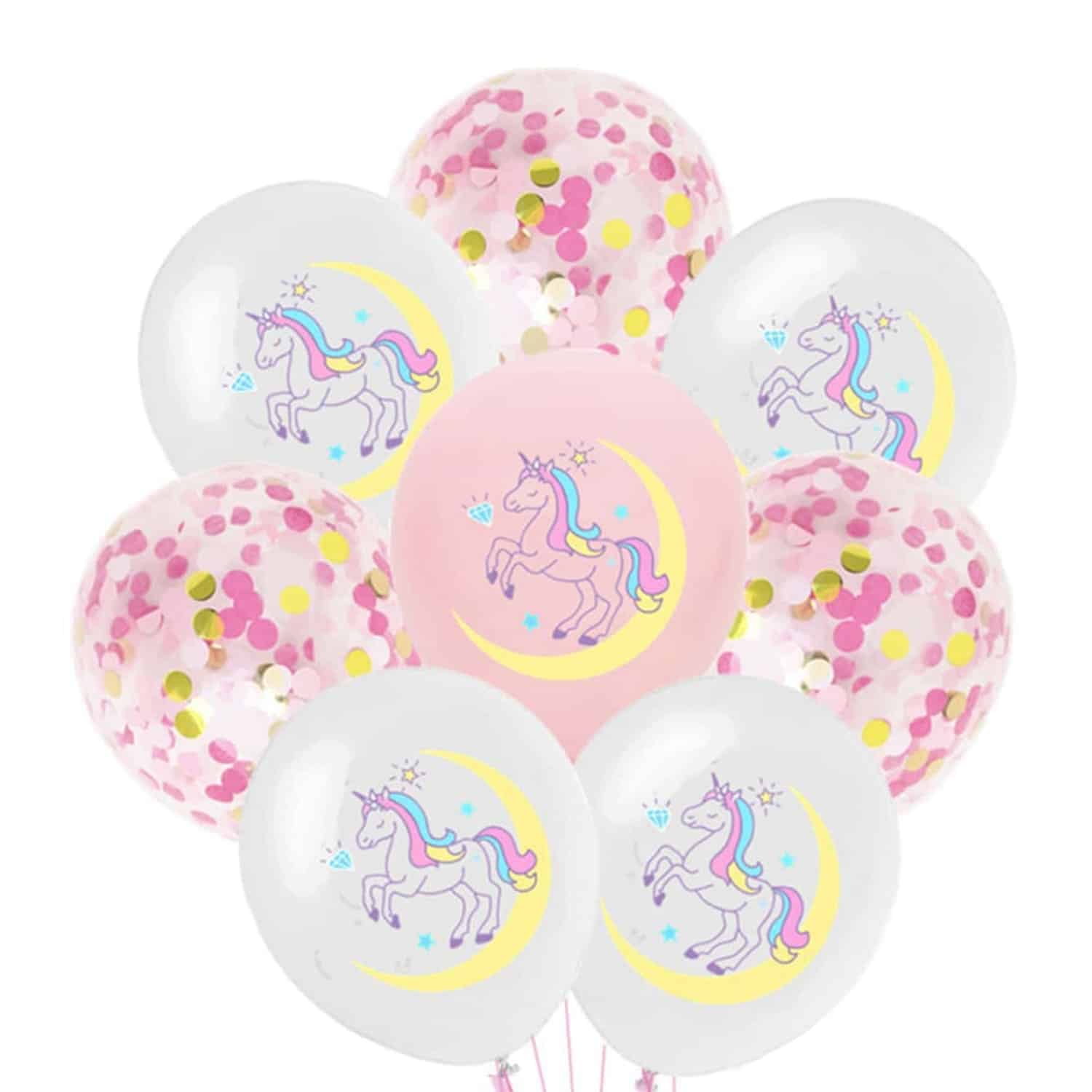 Unicorn Latex Balloons-15 Piece 1 10438