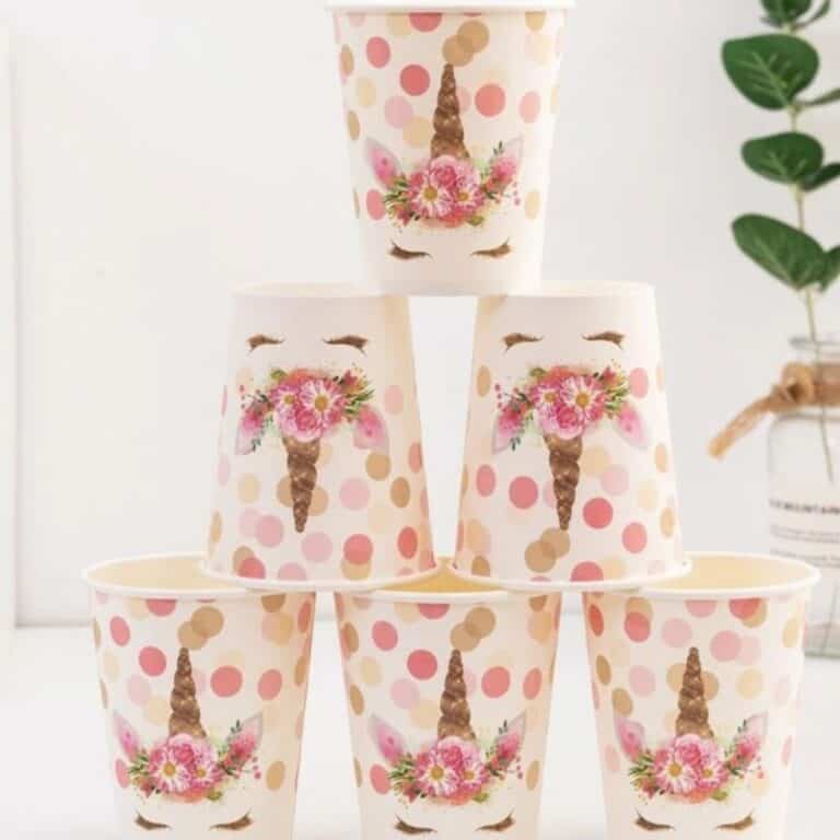 Unicorn Paper Cups - Pretty Party Shop