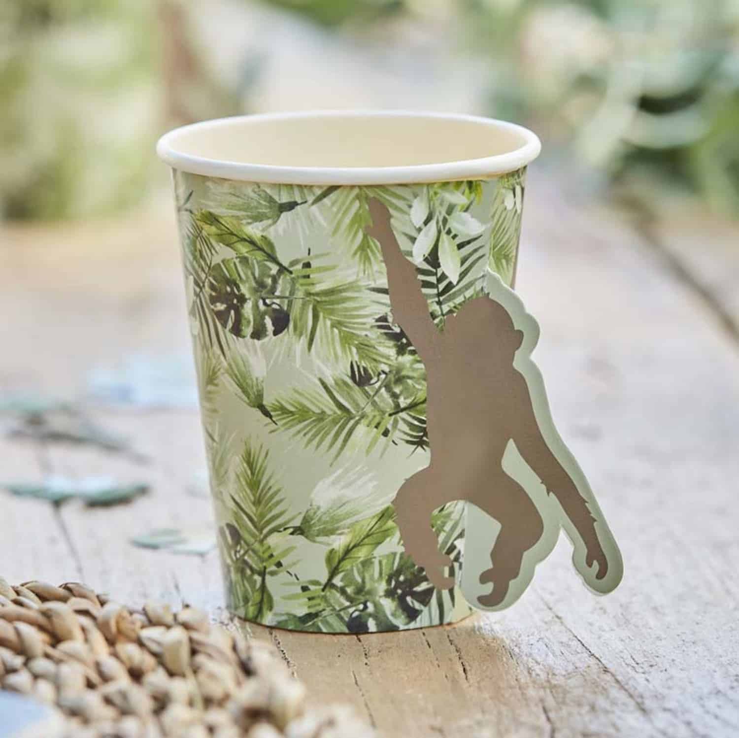 Monkey Party Paper Cups 8 Piece 1 10466 2
