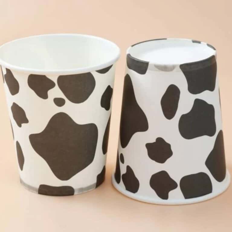 Cow Print Paper Cup 10 Piece Pretty Party Shop