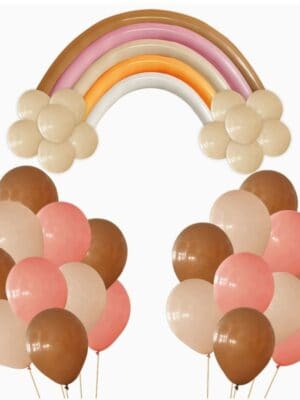 Boho Rainbow Balloon Set