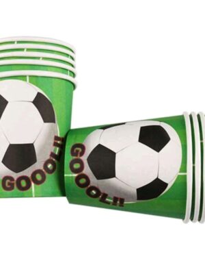 Soccer Party Paper Cups 10 Piece