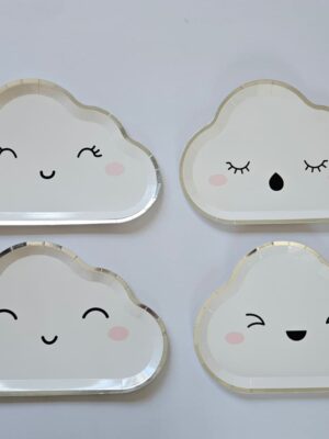 Cute Cloud Shaped Plates