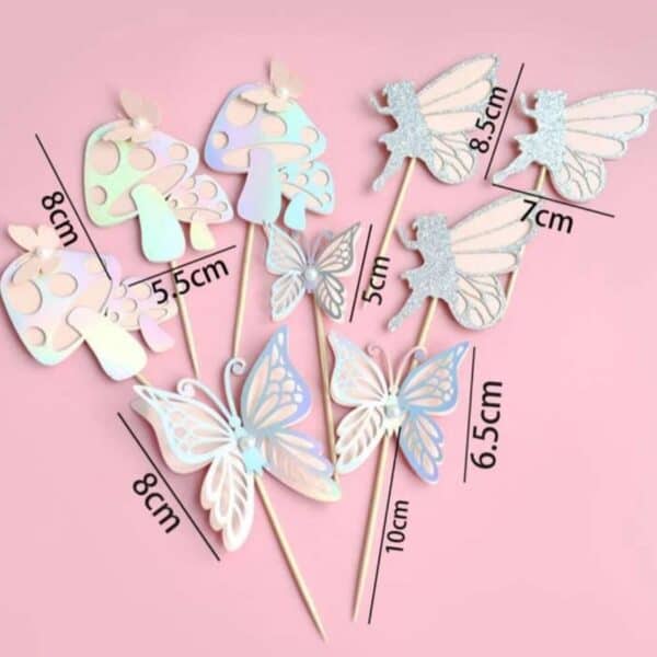 Fairy Theme Cupcake Picks 9 Piece