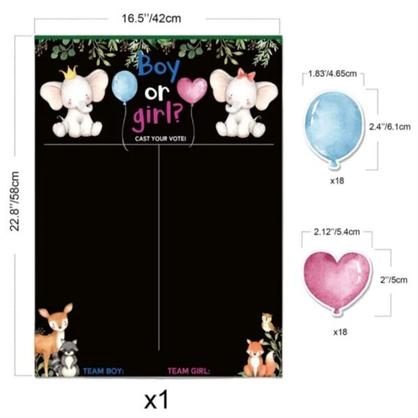 Gender Reveal Boy or Girl Party Game 1