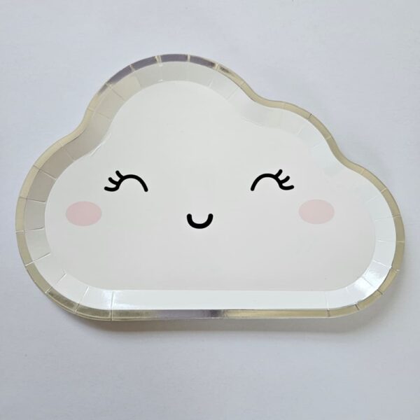 Smiley Cloud Shaped Plate