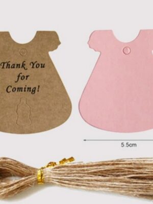 Thank Your For Coming Baby Girl Gift Tag 1
