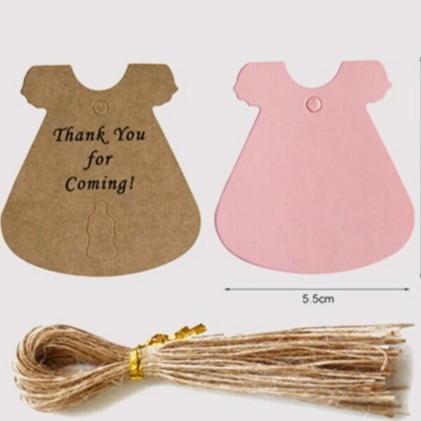 Thank Your For Coming Baby Girl Gift Tag 1
