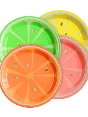 Zesty Fruit Disposable Paper Plate