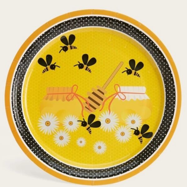 Bee Disposable Paper Plates