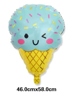 Cute Ice Cream Cone Foil Balloon