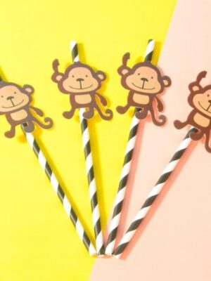 Monkey Paper Straws