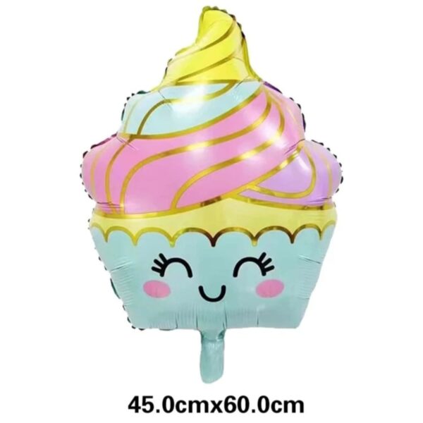 Swirley Ice Cream Foil Balloon