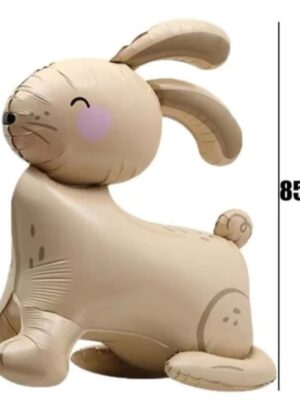 3D Bunny Shaped Balloon Nude Colour