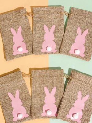 Bunny Drawstring Favor Bags