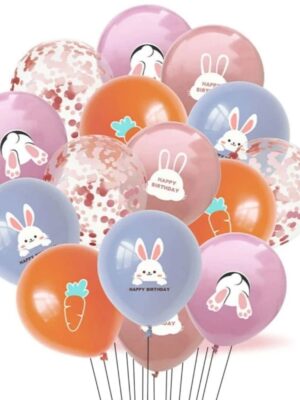 Bunny Happy Birthday Balloons