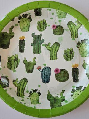 Cactus Paper Plates