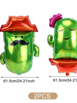 Cactus Shaped Foil Balloons