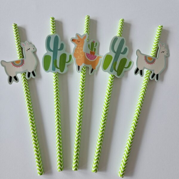 CactusLLama Paper Straws