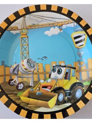 Construction Paper Plates 10 Piece