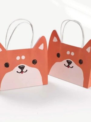 Cute Dog Shaped Favor Bags