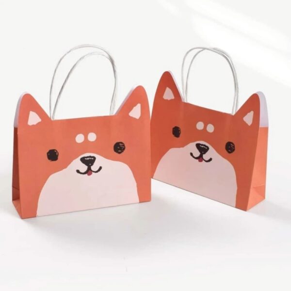 Cute Dog Shaped Favor Bags
