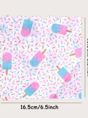 Ice Cream Themed Serviettes
