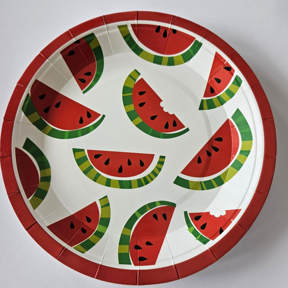 Watermelon Paper Plates 1 Juicy Water Melon Plates 10 Piece