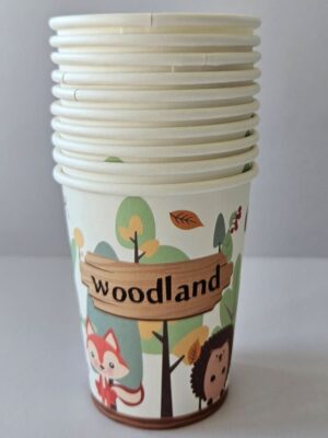 Woodland Paper Cups 10 Piece
