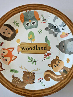 Woodland Paper Plates 10 Piece