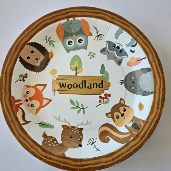 Woodland Paper Plates 10 Piece