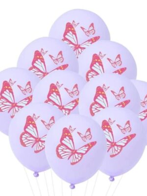 Butterfly Latex Balloons 5 Piece