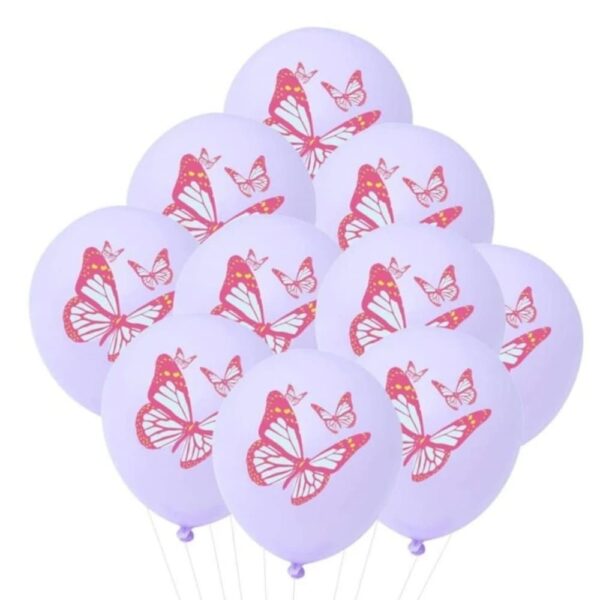 Butterfly Latex Balloons 5 Piece