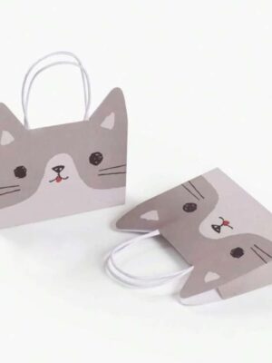 Cat Favor Paty Bags 5 Piece