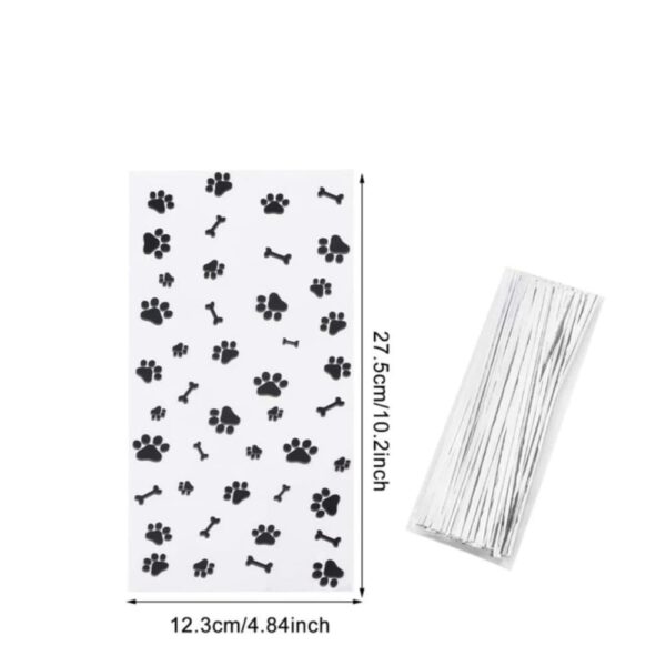Clear Dog Themed Party Favor Bags