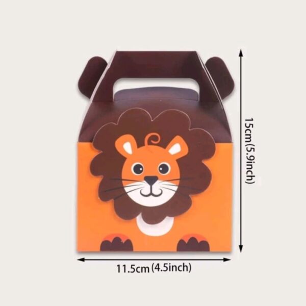 Cute Cartoon Lion Favor Boxes