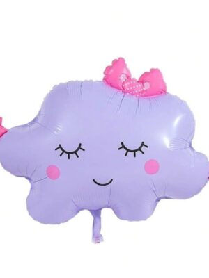 Cute Pastel Purple Cloud Shaped Balloon