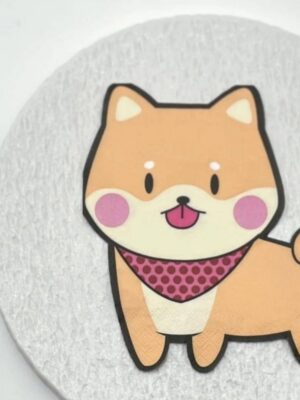 Dog Shaped Serviette 20 Piece