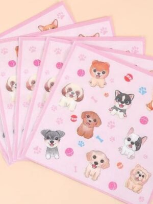 Dog Themed Party Serviettes