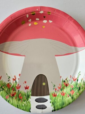 Magical Mushroom Paper Plates 10 Piece 1