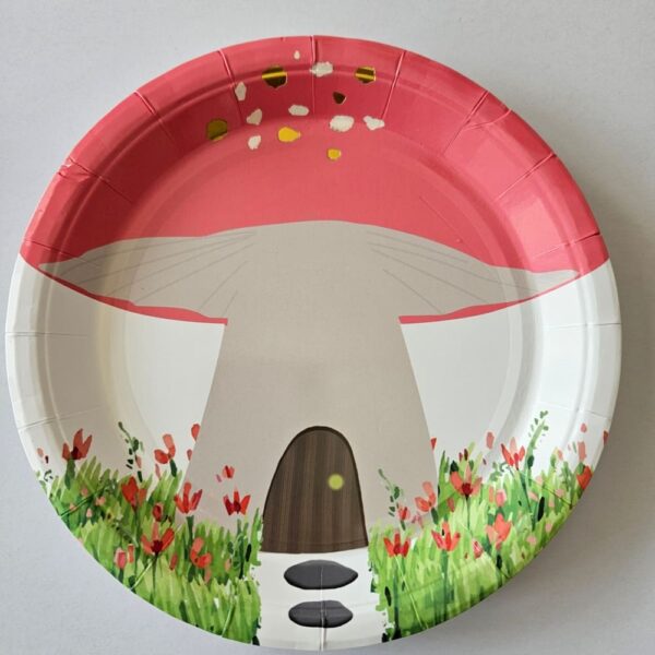 Magical Mushroom Paper Plates 10 Piece 1