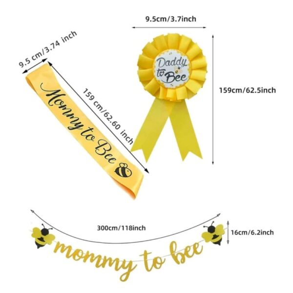 Mommy and Daddy To BEE Baby Shower Decorations