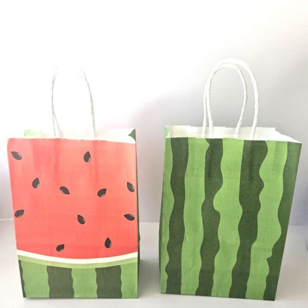 Watermelon Favor Bags With Handles