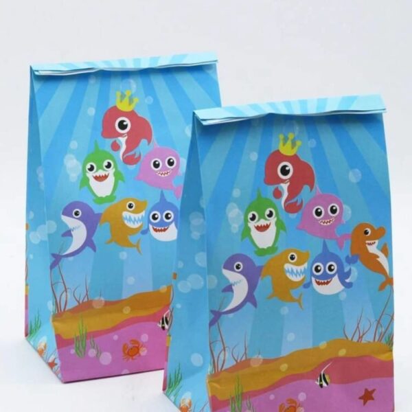 Baby Shark Party Favor Bags 8 Piece