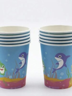 Baby Shark Party Paper Cups 8 Piece