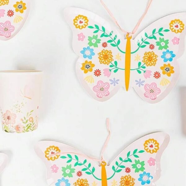 Butterfly Plates And Cups