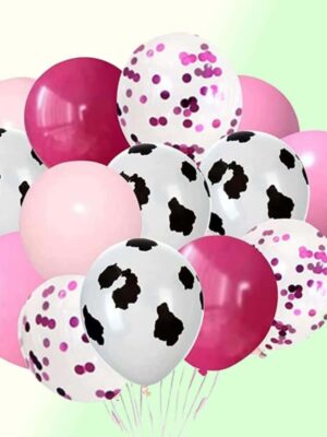Cow Latex Balloons 15 Piece